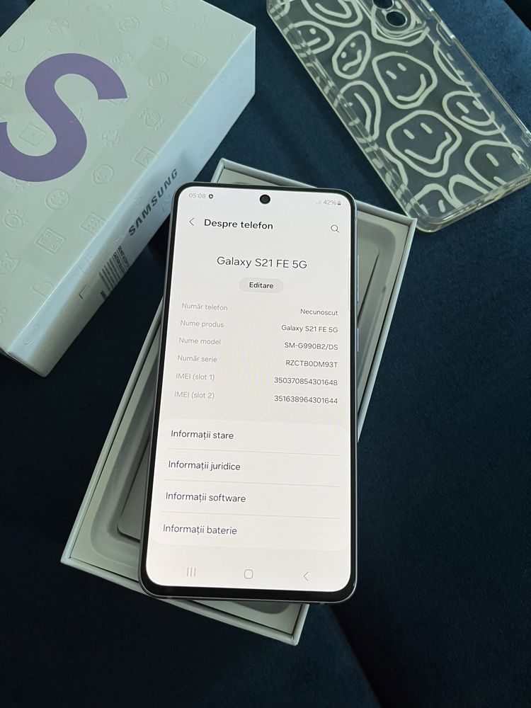 Samsung S21 FE 5G Mov 128GB Dual Sim