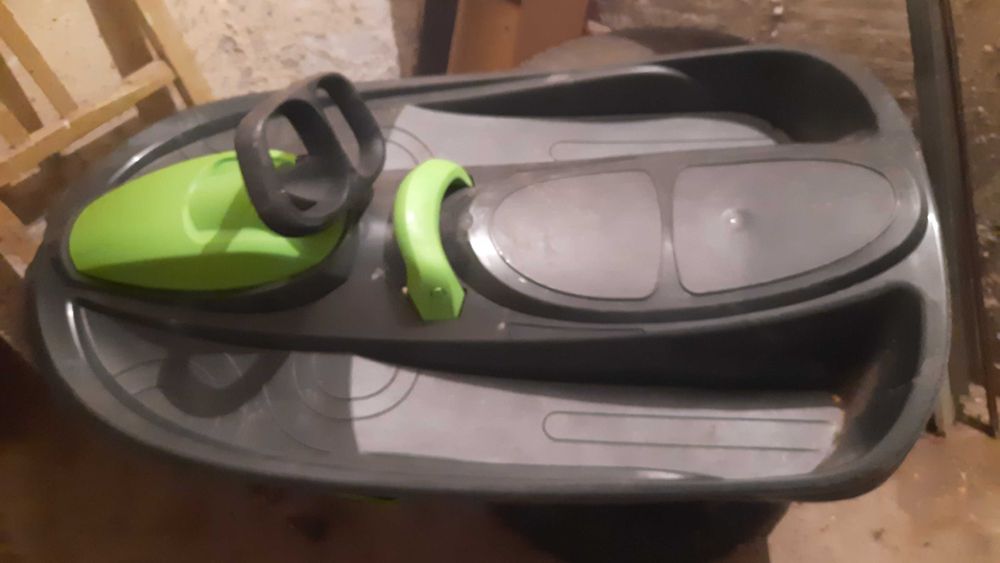 Sanie cu volan si frana copii