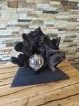 Lampa rustica din lemn