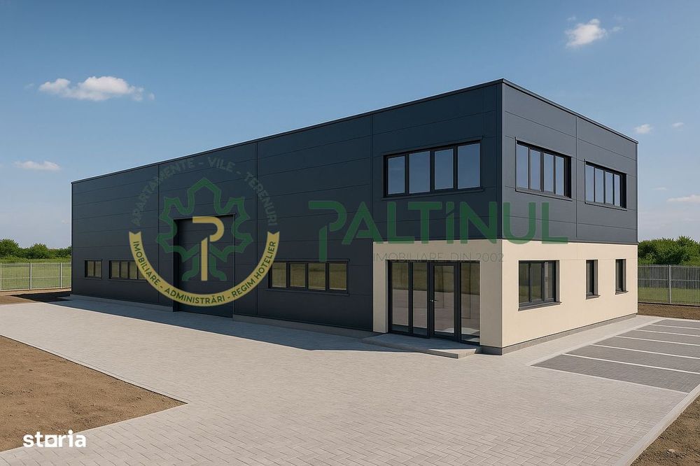 Hală industrială nouă cu birouri moderne, zona str. Turda – Sibiu