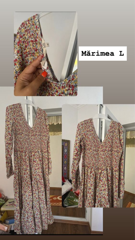 Rochie lunga marimea L noua cu eticheta