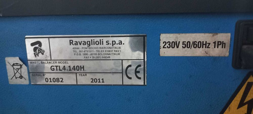 Masina echilibrat roti autoutilitare / camioane Ravaglioli