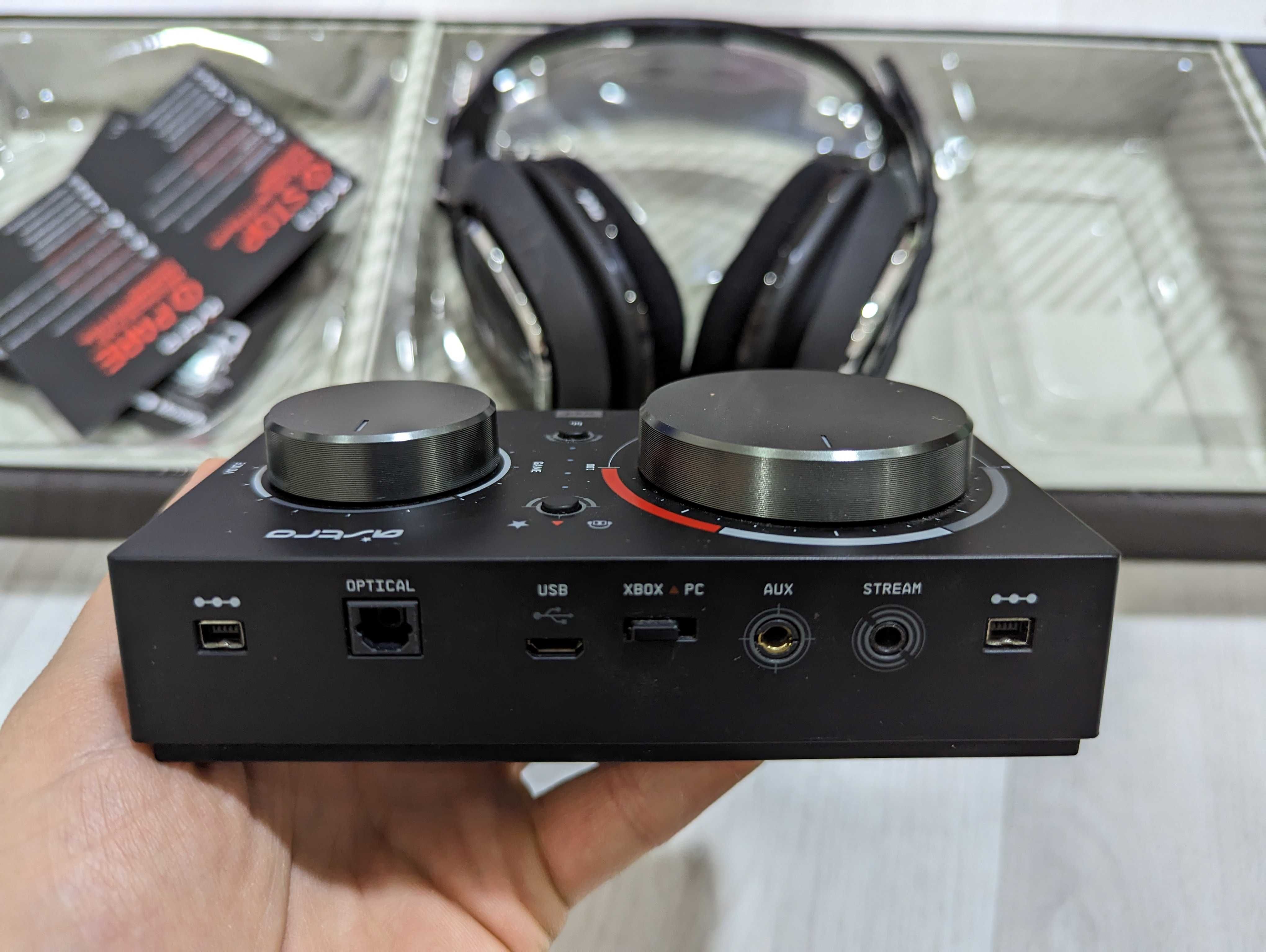 ASTRO A40 TR + MixAmp Pro профессиональные наушники для стримеров