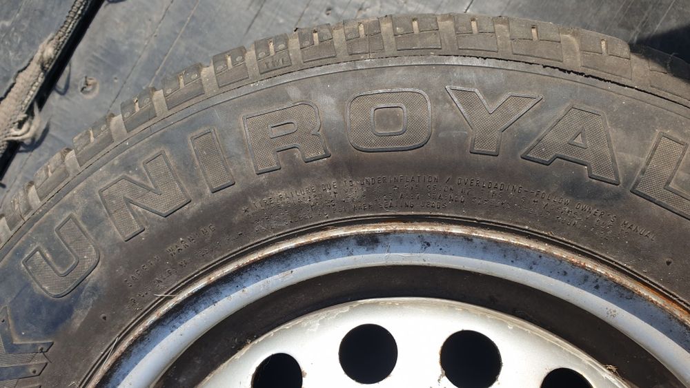 Джанти 4х100 опел с гуми 165 70 13 унироял