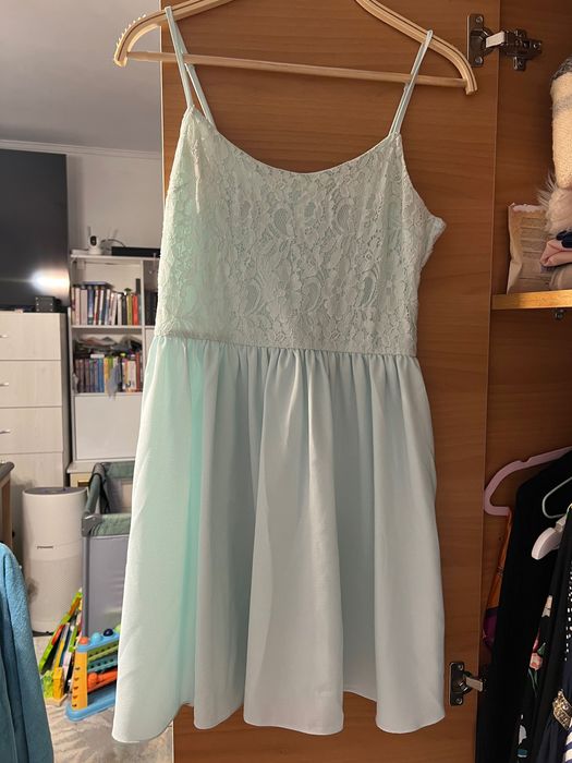 Rochie de zi H&M verde menta