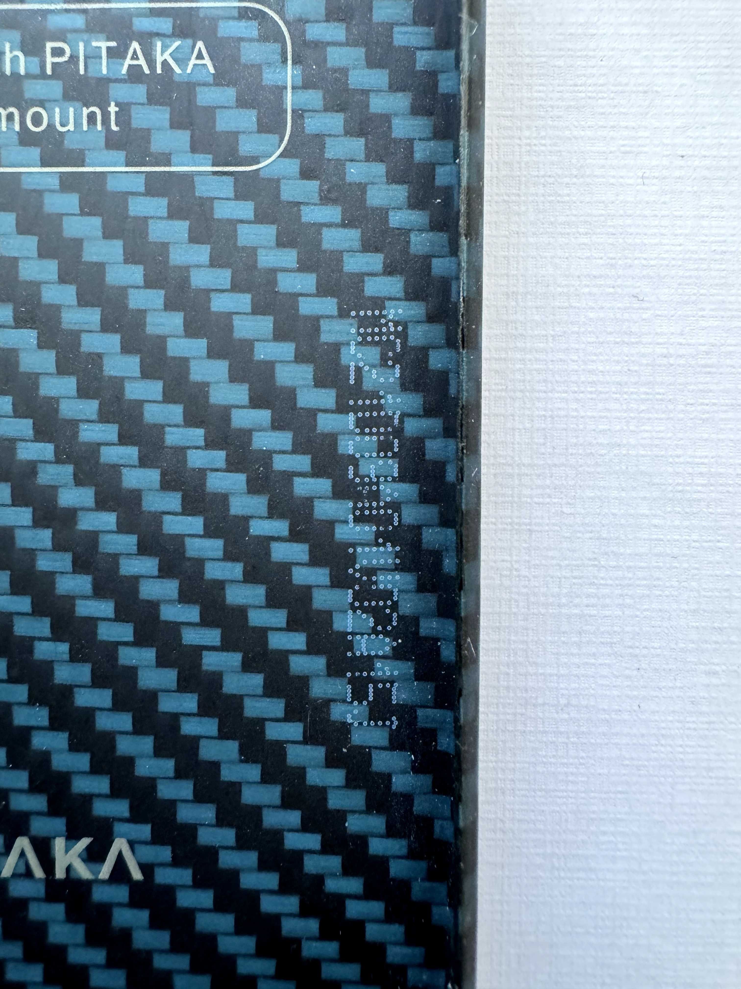 Original Pitaka MagEZ case for iPhone 12/12 Pro (Black / Blue)