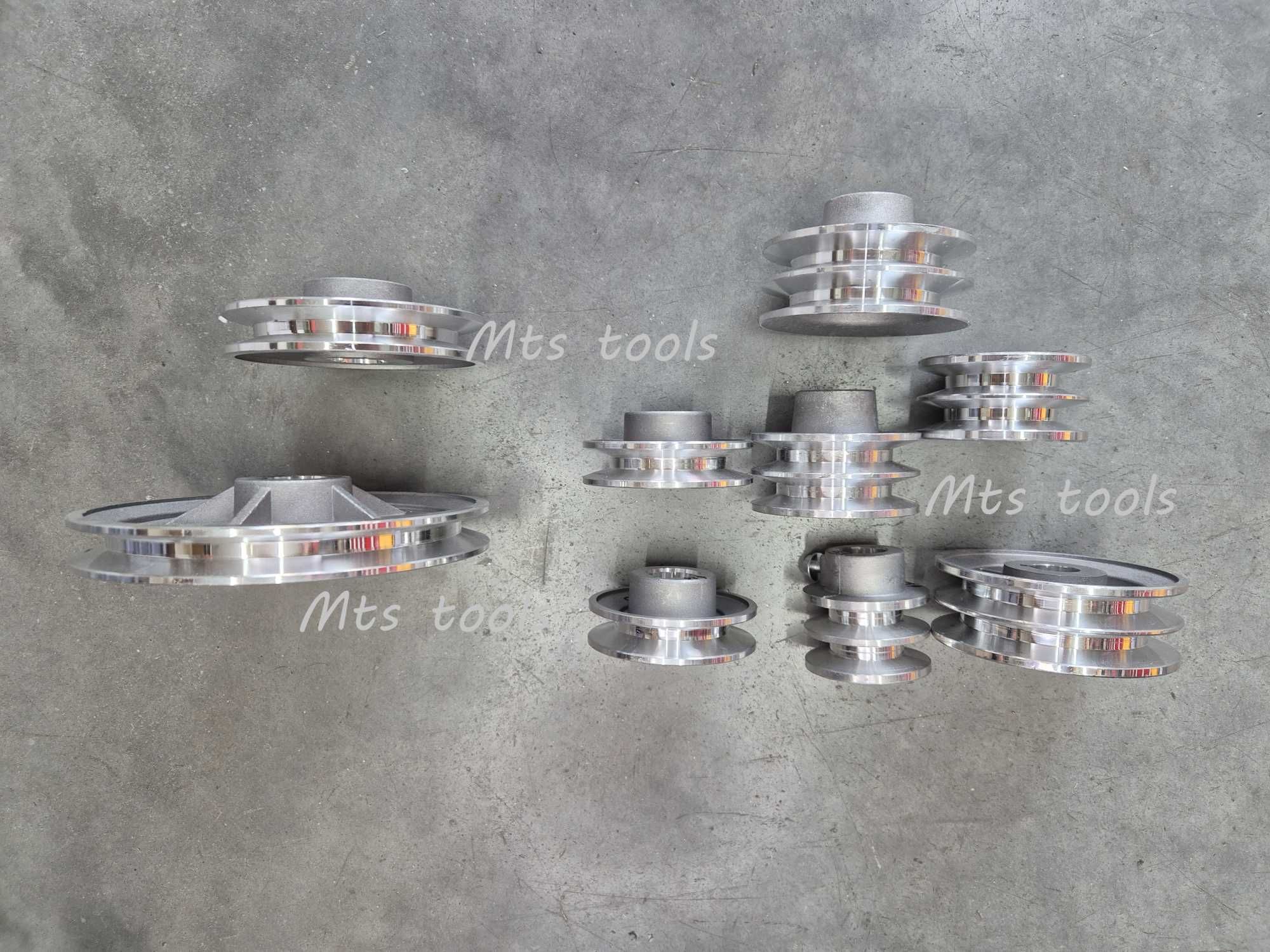 Fulie fulii motor electric cu 1 canal / cu 2 canale din aluminiu