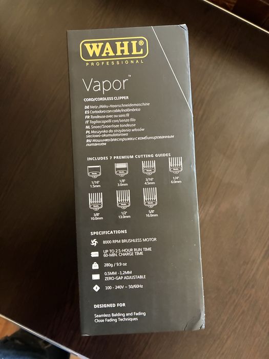 Masina de tuns Wahl Vapor noua