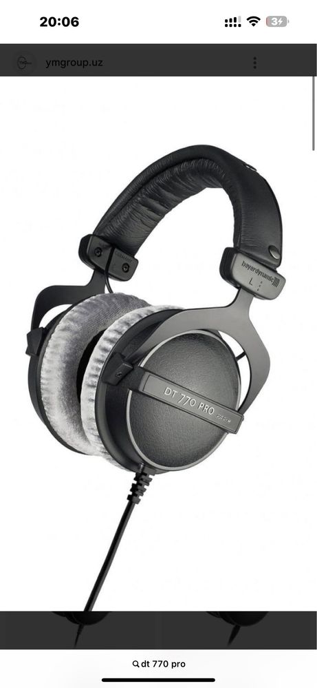 Beyerdynamic dt 770 pro в хорошем состоянии