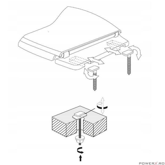 Capac wc, toaleta, model Rodeno, alb, Sepio