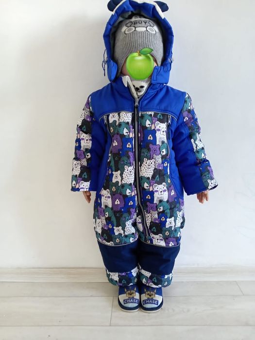 Зимняя куртка комбинезон детский