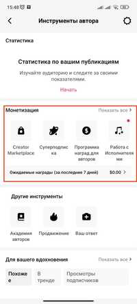 Монетизация ТикТок TikTok