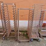 Cărucioare tavi inox, gastro sau patiserie