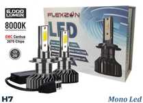 Умалени мини LED диодни крушки за фарове H7, 12-24V, 50W, Canbus