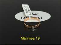 Bijuteria Royal CB : Inel stil Verigheta aur 14k 2,07gr mărimea 19