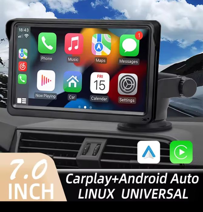 Car multimedia player carplay android auto