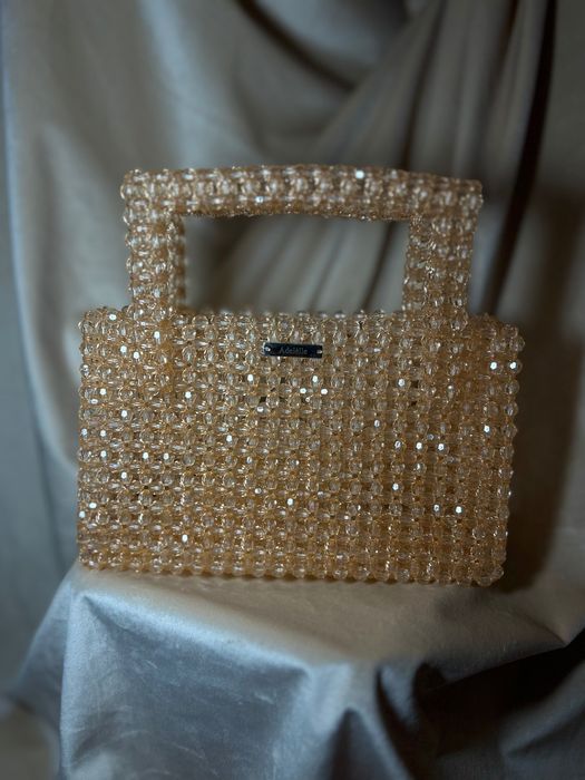 Handmade bag beaded