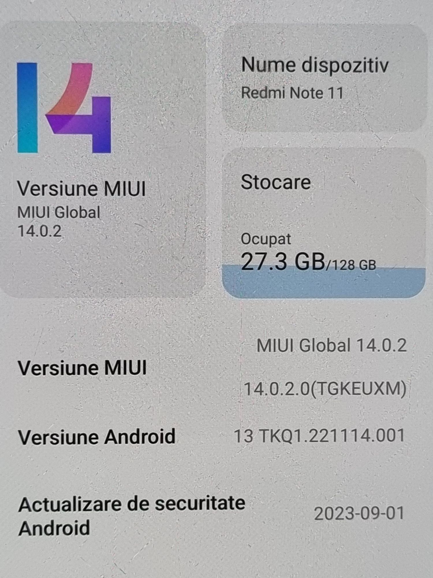 Xiaomi Redmi Note 11 Blue 128Gb, Impecabil, Liber de rețea!!!