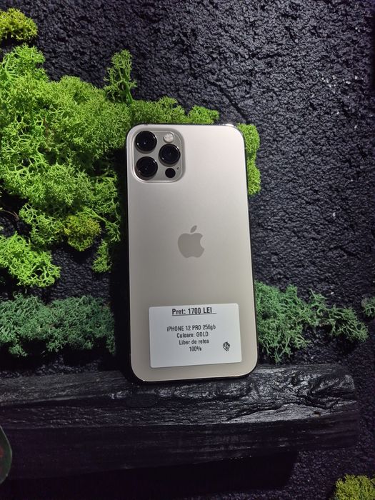 iPhone 12 Pro 256gb Gold Neverlocked Bat 100%/Fact+Garantie