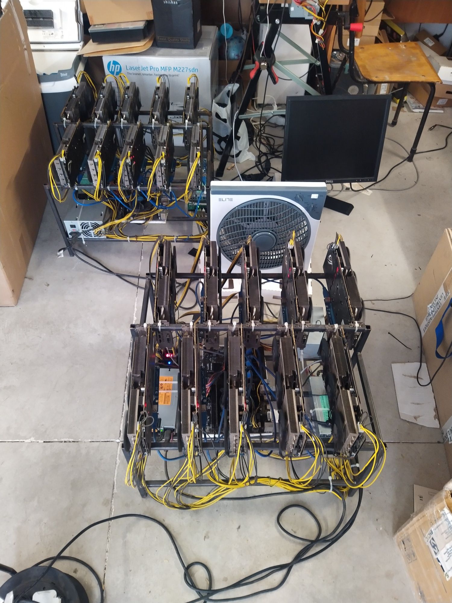 Mining rig 2бр с по 10бр 1070ti