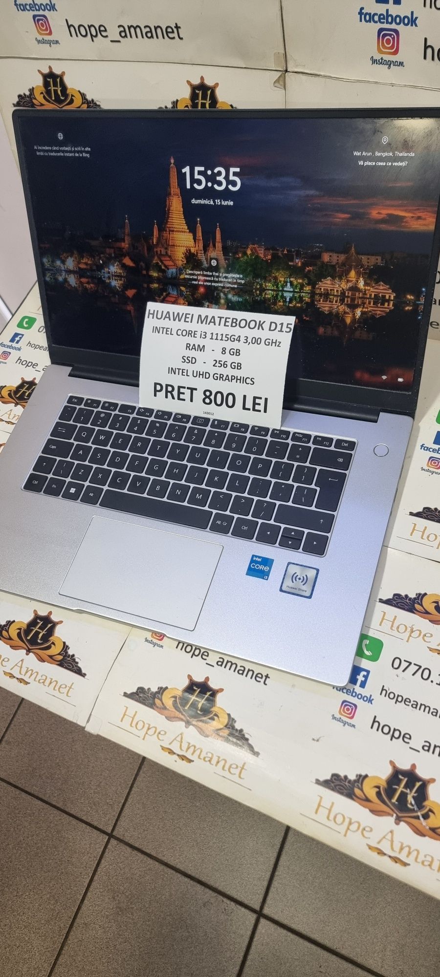 Hope Amanet P6 Laptop Huawei Matebook D15 #143012