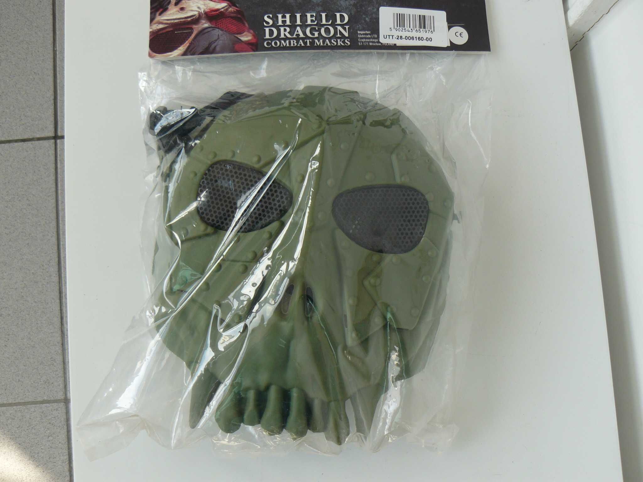 Masca Protectie Airsoft MAS-54 SHIELD DRAGON Noua Culoare Olive