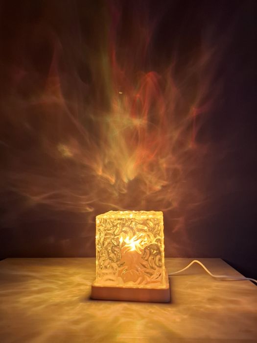 Lampă ambientală decorativă cu efect de apă / aurora boreală