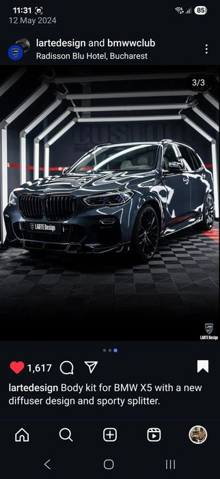 BMW X5 M BMW X5 M5.0i Larte Design & G Power 650cp Pano,Soft,Air Suspension