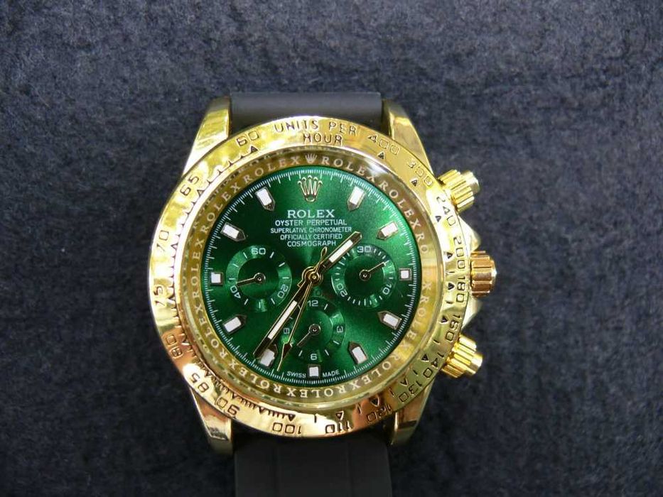 CEAS R.O.L.E.X Daytona Gold&Green Silicone Edition NOU 2025 !! verde