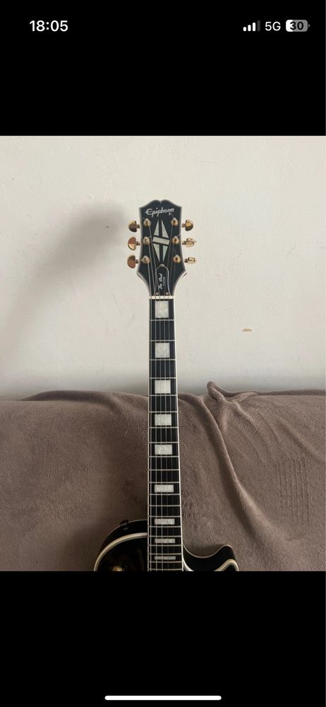 Chitara electrica Epiphone Les Paul Custom EB