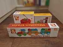 Лот детски дървени играчки