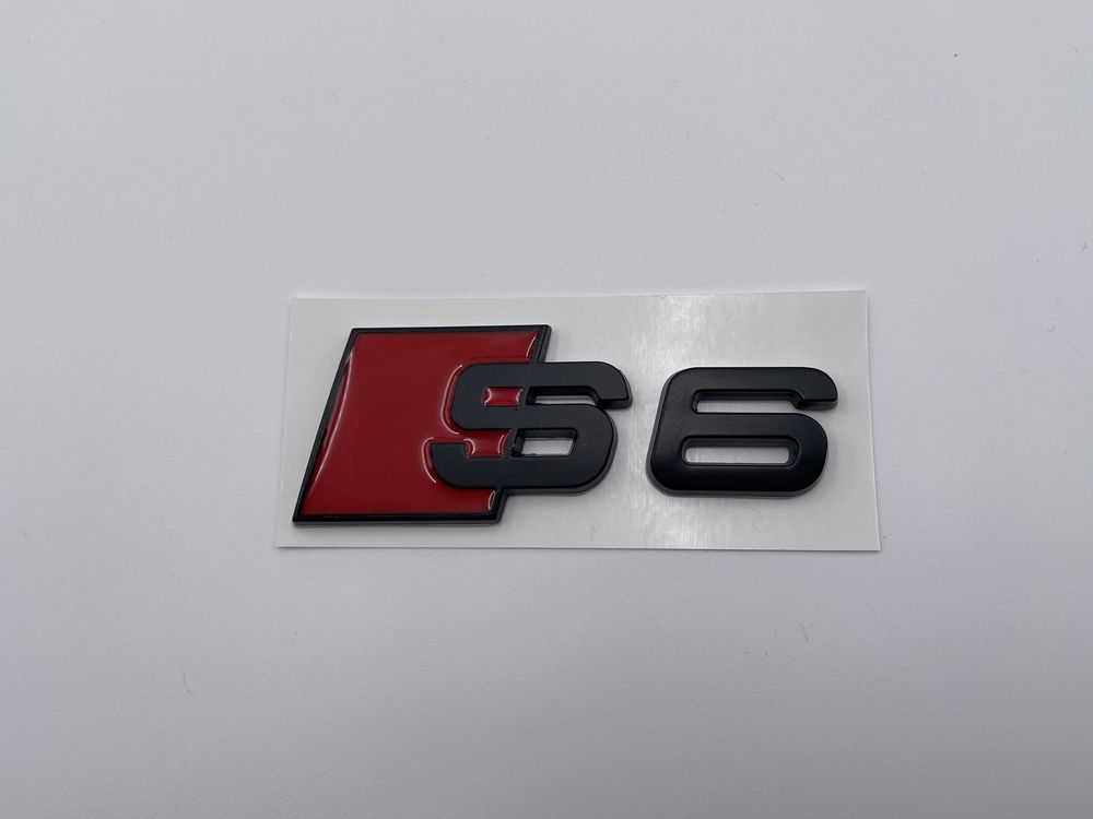 Set Embleme Audi S6 negru