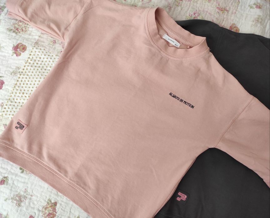 Памучни плътни спортни блузи Reserved 140- 146 см.