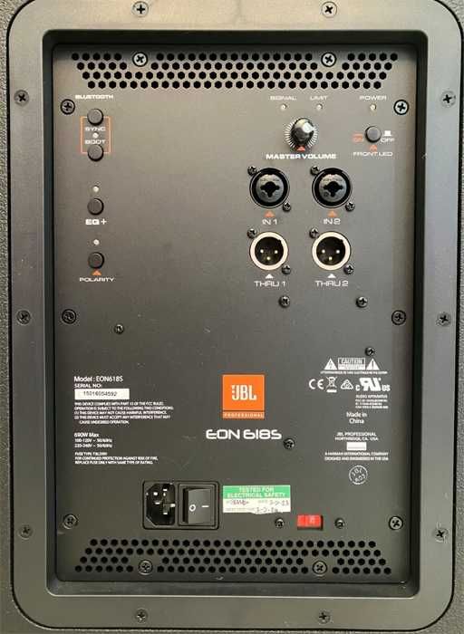 Тонколони JBL EON615 (2бр.) / JBL EON618S Subwoofer (1бр.)
