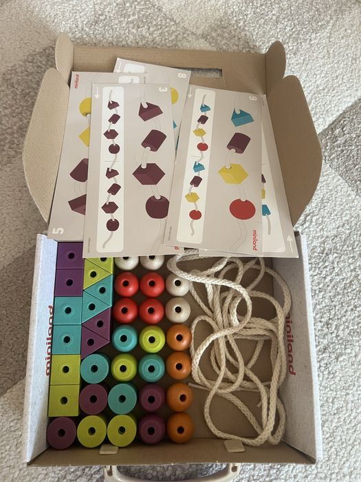 Комплект 3бр дървени играчки