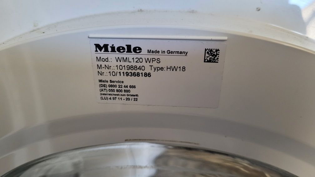 Mașina de spalat Miele W1 Twindos