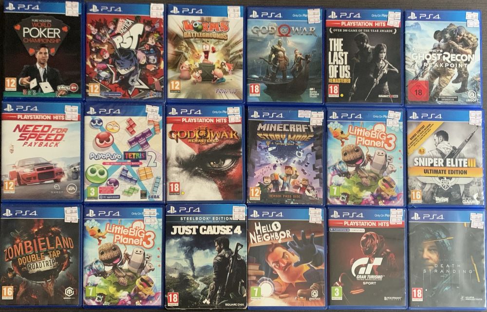 Playstation 4 Плейстейшън 4 games PS4, игри, 30 лв за брой!