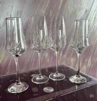 Рисувани сватбени ритуални чаши - комплект от 4бр /2бр +2бр.кумски/