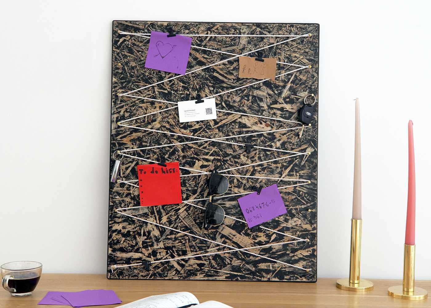 Panou pentru notite Notice board- Notice me OSB personalizabil