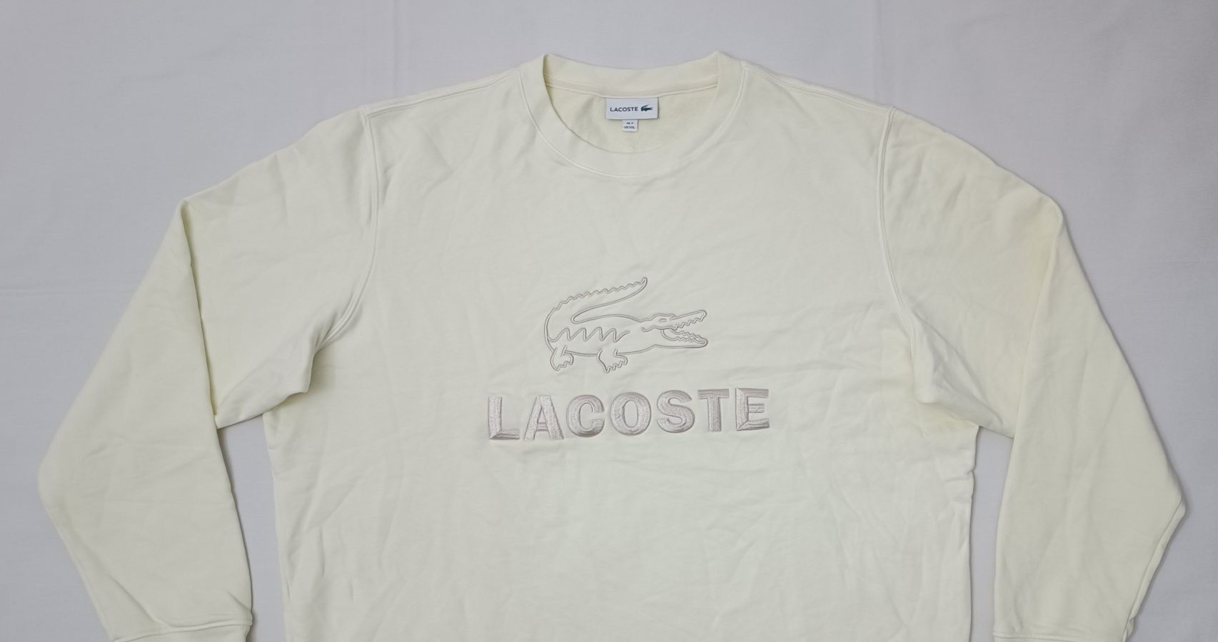 Lacoste Embroidered Sweatshirt оригинално горнище 2XL памучен суичър