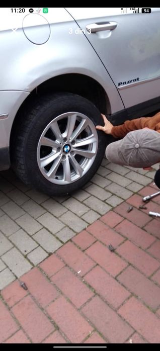 Se vinde Set jante BMW 225 55 17