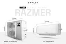Кондиционер ZIFFLER INVERTER Доставка по городу бесплатная