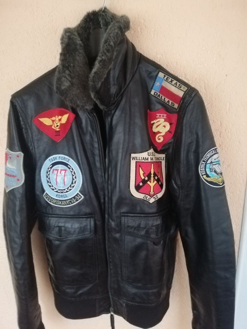 Geaca piele bărbati Aviatrix M model Aviator