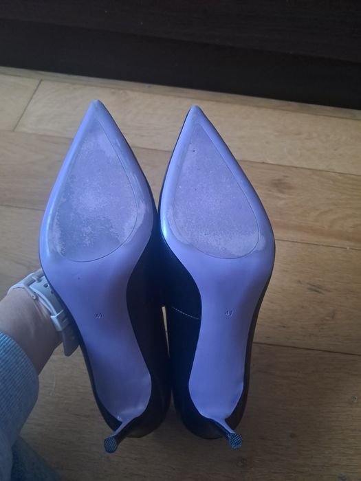 Черни елегантни обувки от естествена кожа Dima