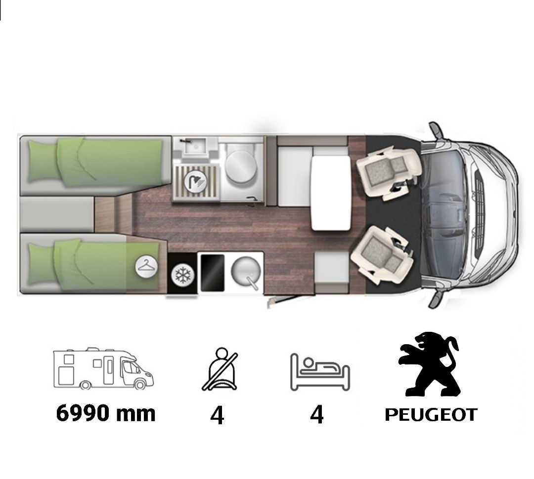 Autorulota-Camper 2024 / Forster / Comfort Line, AC, marchiza