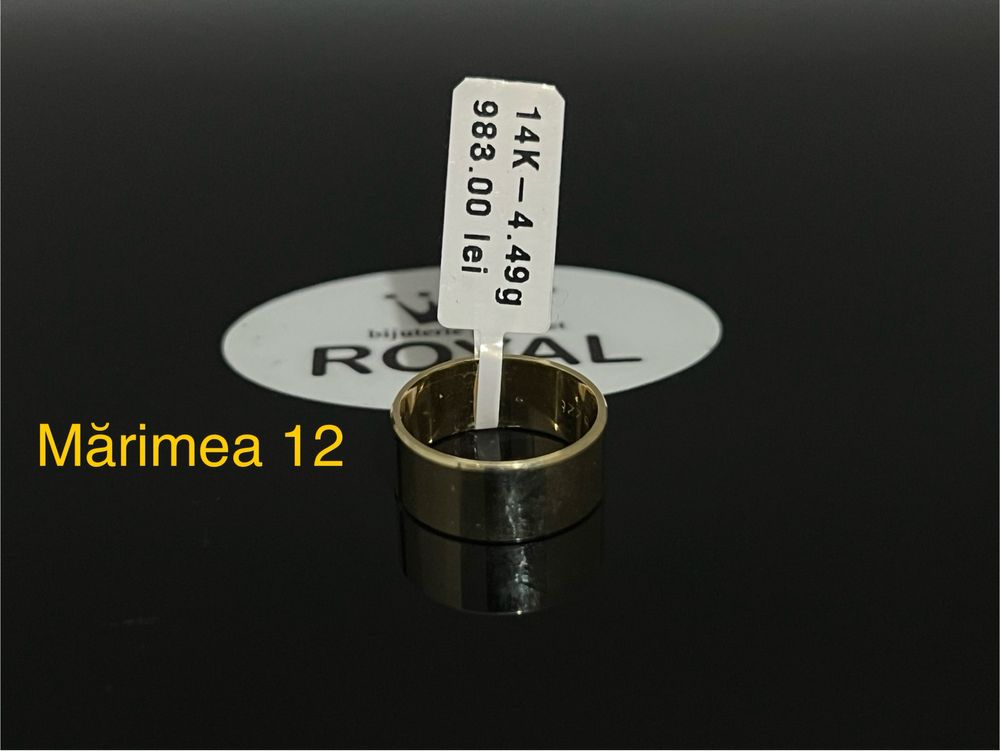 Bijuteria Royal CB : Inel stil Verigheta aur 14k 4,49gr mărimea 12