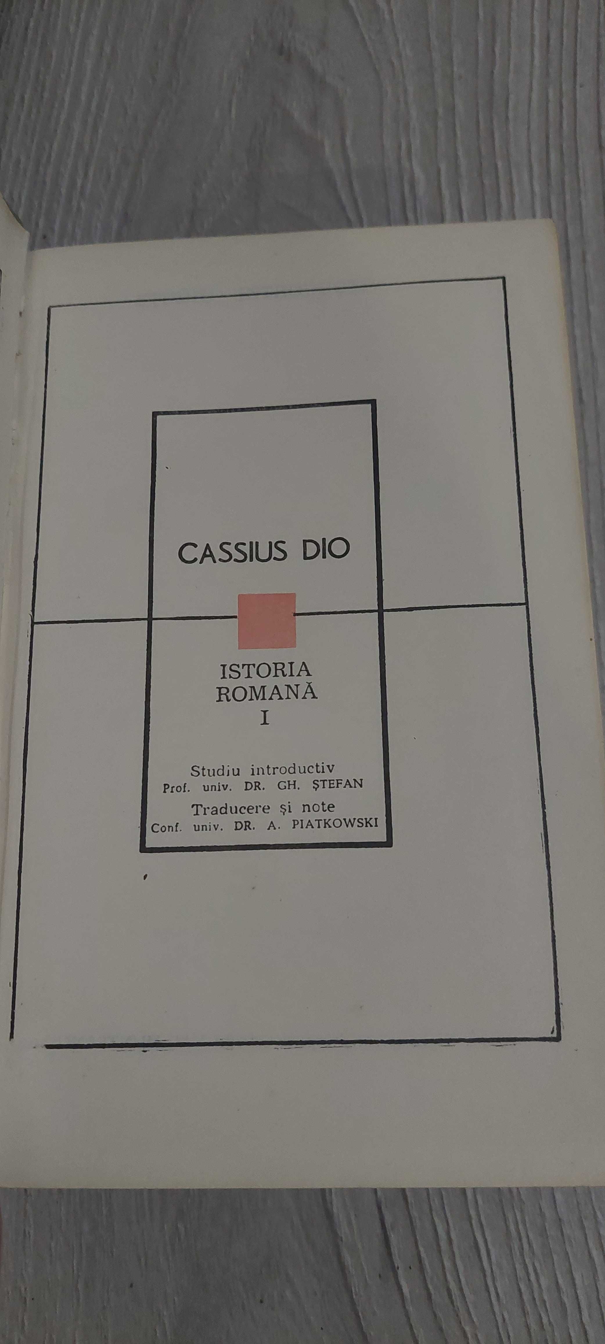 Cassius Dio - Istoria Romana ! 2 volume .CARTONATE