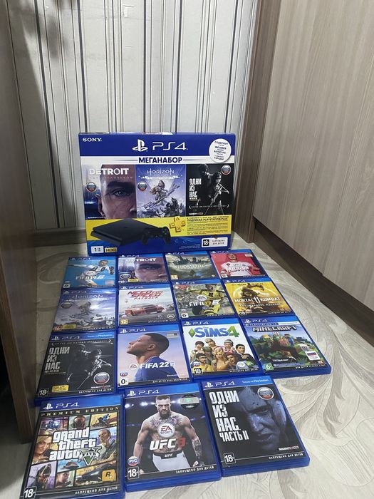 продаю playstation 4 также диски