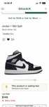Nike jordan 1 mid split