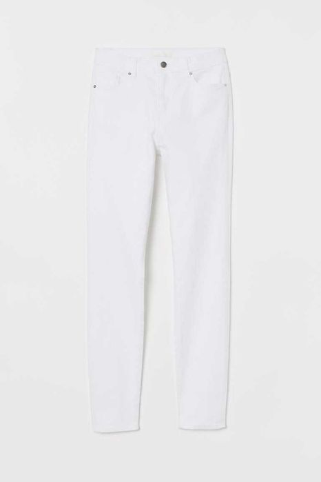 Blugi albi H&M noi cu eticheta marimea 42